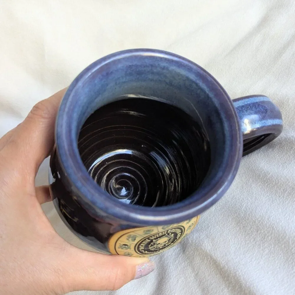 Death Wish Coffee DWC Zodiac Series Celestial Mug 2021 Deneen Pottery USA